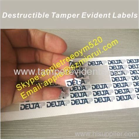 High Security Sealscustom Tamper Evident Printing Stickers