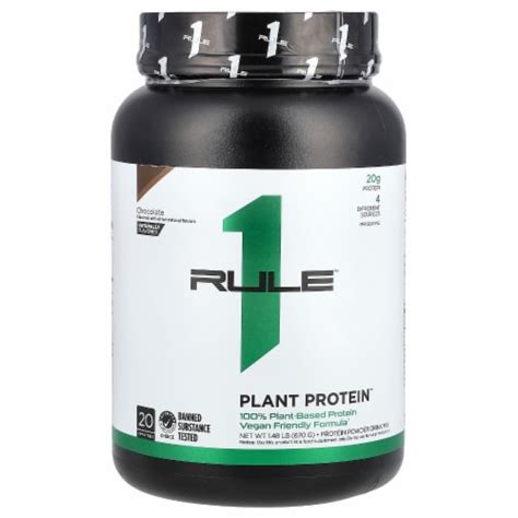 Rule One Proteins Plant Protein Powder Drink Mix Chocolate Lb