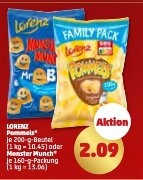 LORENZ Pommels 200g Oder Monster Munch 160g Angebot Bei PENNY