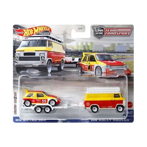 Jual Hot Wheels Team Transport MG METRO 6R4 HW RALLY HAULER Premium 2022 Shopee Indonesia