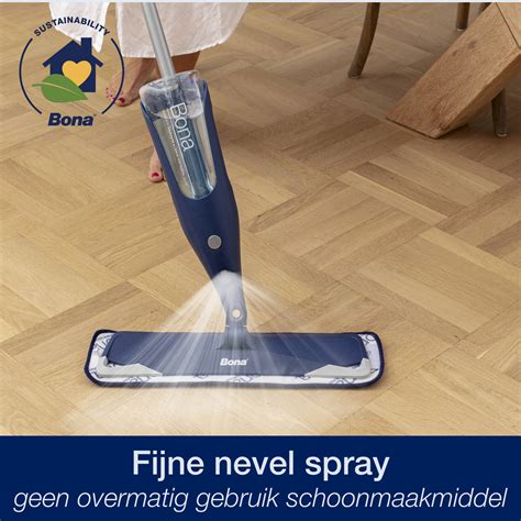 Bona Premium Spray Mop Vloerwisser Met Spray Inclusief Houten Vloer