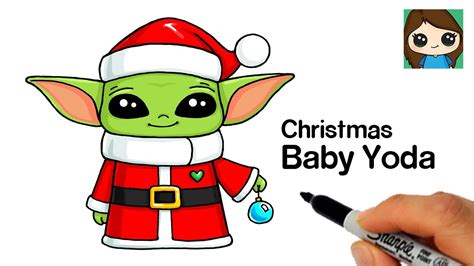 How To Draw Baby Yoda Art For Kids Hub