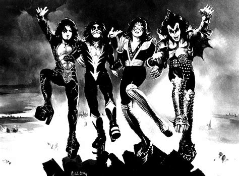 Hd Wallpaper Band Music Kiss Gene Simmons Wallpaper Flare