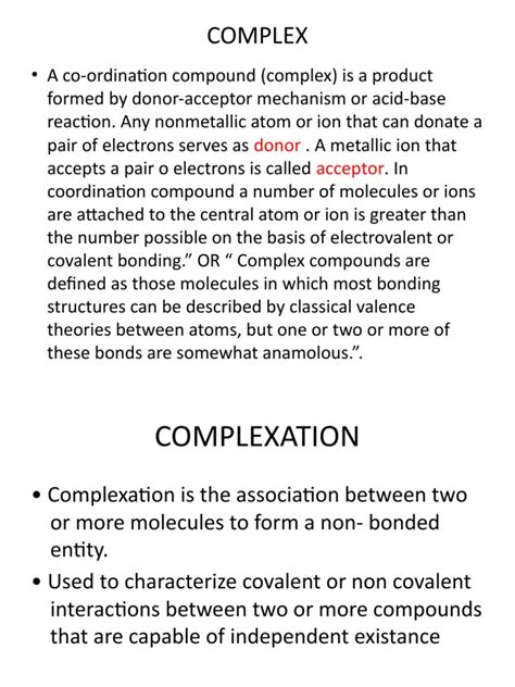 COMPLEXATION | PDF | Coordination Complex | Chelation