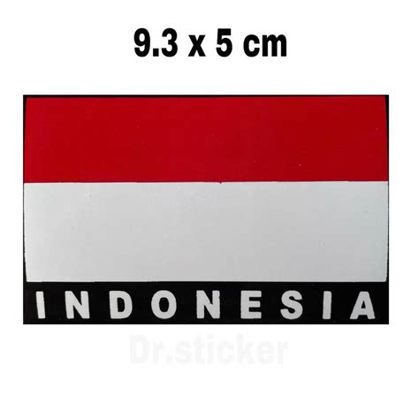 Sticker Bendera Merah Putih Harga 1 Pcs Lazada Indonesia