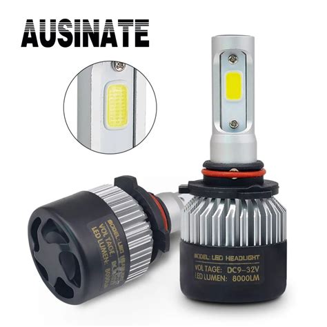 1 Pair 9005 Led Car Headlight Car Accessories Super Bright Auto Led Lamp Fog Lights 6500k 72w