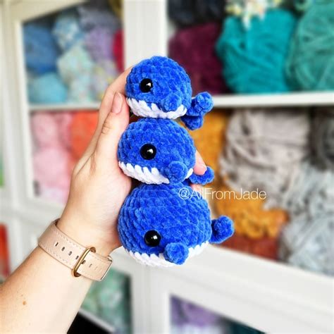 Baby Whales Sharks Pack No Sew Amigurumi Pattern Amigurumi