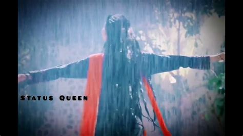 Jab Main Baarish Background Music Girl Rain Enjoying Status 🌧️🌧️🌧️