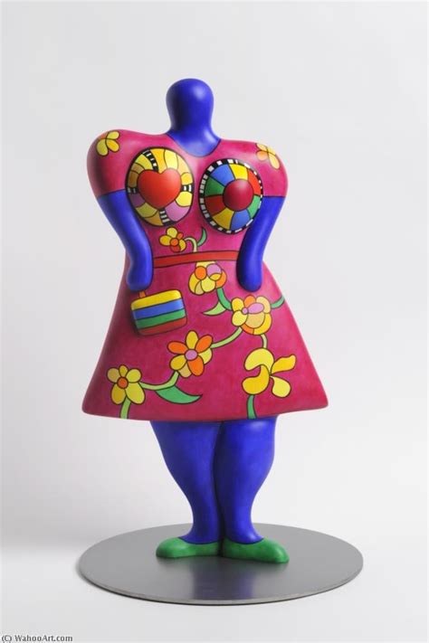 Nana Au Sac Vase Por Niki De Saint Phalle 1930 2002 France Niki De