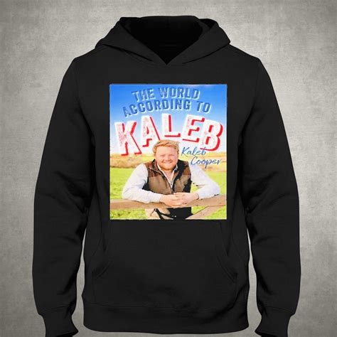 Kaleb Cooper The World According To Kaleb Book Cover Shirt - Shibtee ...