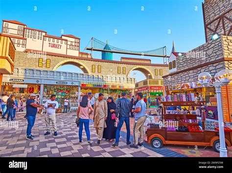 DUBAI UAE MARCH 6 2020 Pavilion Of Turkey In Global Village Dubai