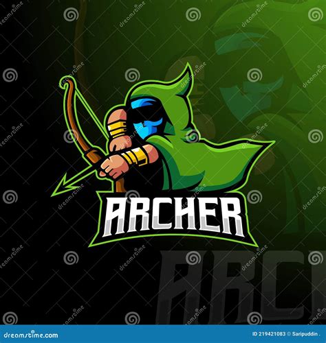 Archer Esport Logo Stock Vector Illustration Of Emblem