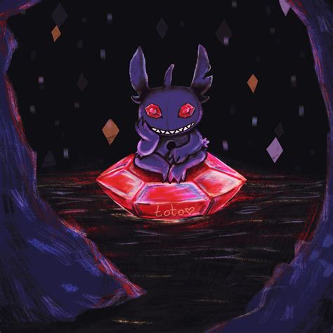 Mega sableye by totodile-ocioso on DeviantArt