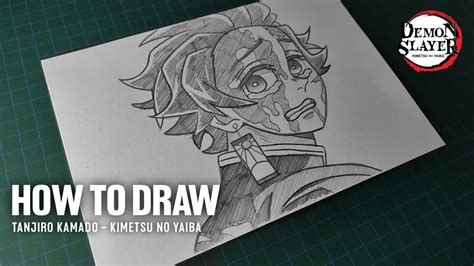 How To Draw Tanjiro Kamado [kimetsu No Yaiba] Step By Step For Beginners Youtube