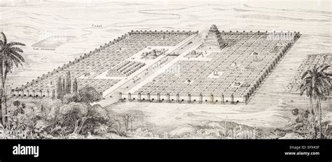 Plan Of The City Of Babylon Mesopotamia Around The 5th Century Bc