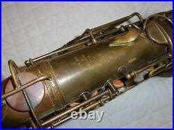 Conn M Tenor Sax Saxophone Naked Lady Engraving New Pads Plays Great Brass Musical