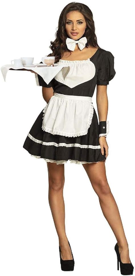 Boland Adult Maid Costume Aim E Black Eu Amazon Co Uk