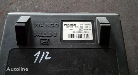 WABCO ZBR ZBR2 MAN TGX TGS TGA Truck Ecu For Sale 7057436