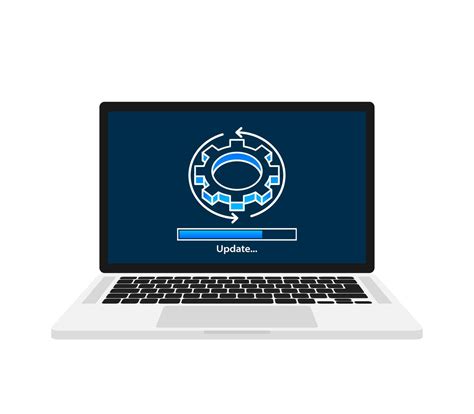 System software update and upgrade. Install new software. Installing