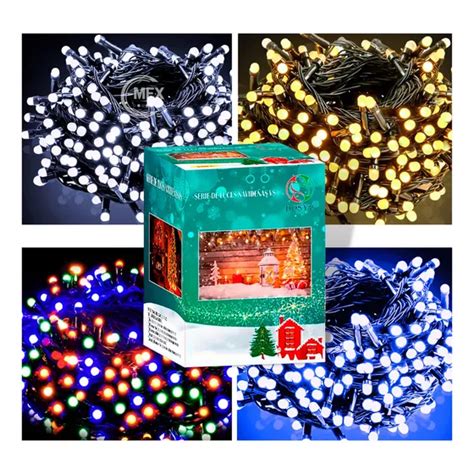 Serie De Luces Navideñas 50 Focos 10 Mts Mercadolibre 📦