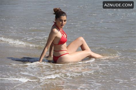 Blanca Blanco Hot Sexy Actress Showing Off Her Toned Body In A Skimpy Red Bikini Aznude