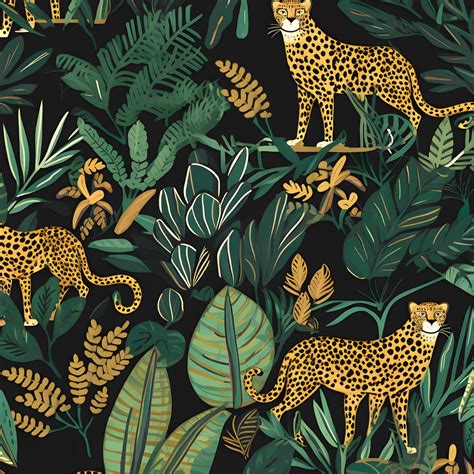 XRUIBZI Leopard Wallpaper Peel and Stick Jungle Animal Wallpaper Vinyl