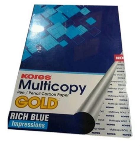 Pe Coating White Kores Multi Copy Carbon Paper For Office Gsm Less