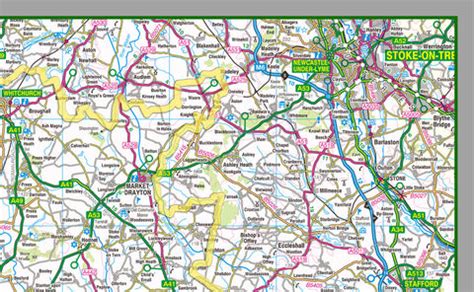 Shropshire County Map | I Love Maps