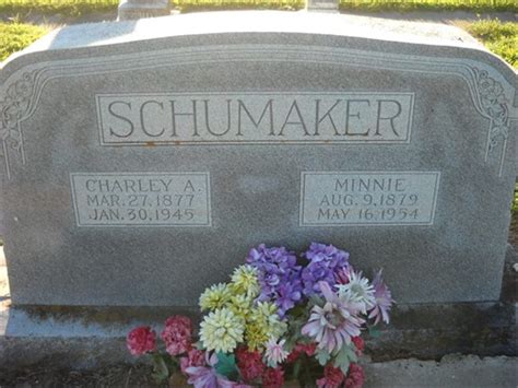 Wilhelmina Anna Minnie Schoenfield Schumaker Memorial