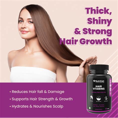 Nutritjet Hair Vitamins With Dht Blocker Biotin