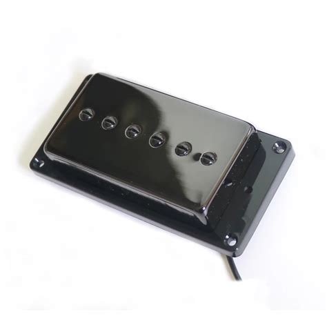 Donlis Alnico Magnet P Humbucker Size Black Cover Lp Guitar