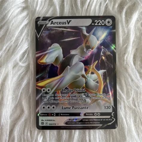 Carte Pokemon Stars Etincelantes Eb Arceus V Fr Neuf Eur