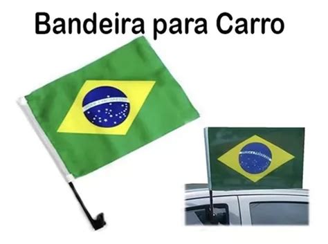 Bandeira Bandeirinha Brasil Suporte Haste Janela Carro Copa Mercadolivre