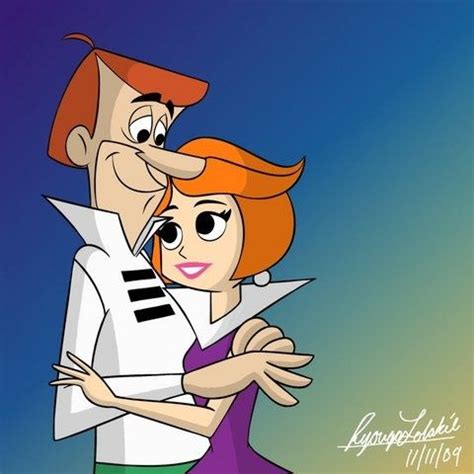 George And Jane Jetson In 2025 The Jetsons Cartoon Art Vintage Cartoon