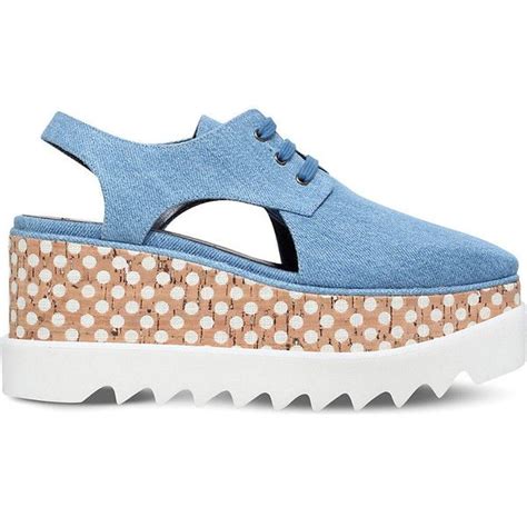 Stella Mccartney Elyse Cutout Flatform Shoes 13710 Mxn Liked On