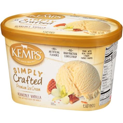 Kemps Simply Crafted Heavenly Vanilla Premium Ice Cream Hy Vee Aisles