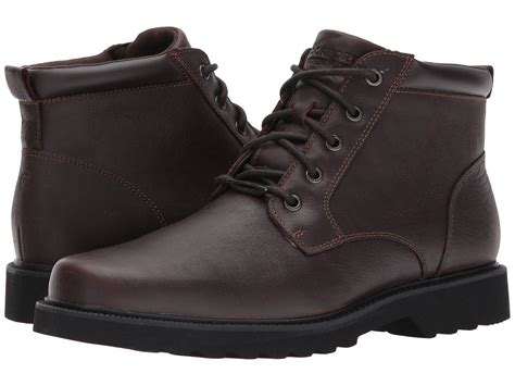 Rockport Leather Northfield Pt Boot In Chocolate Brown For Men Save