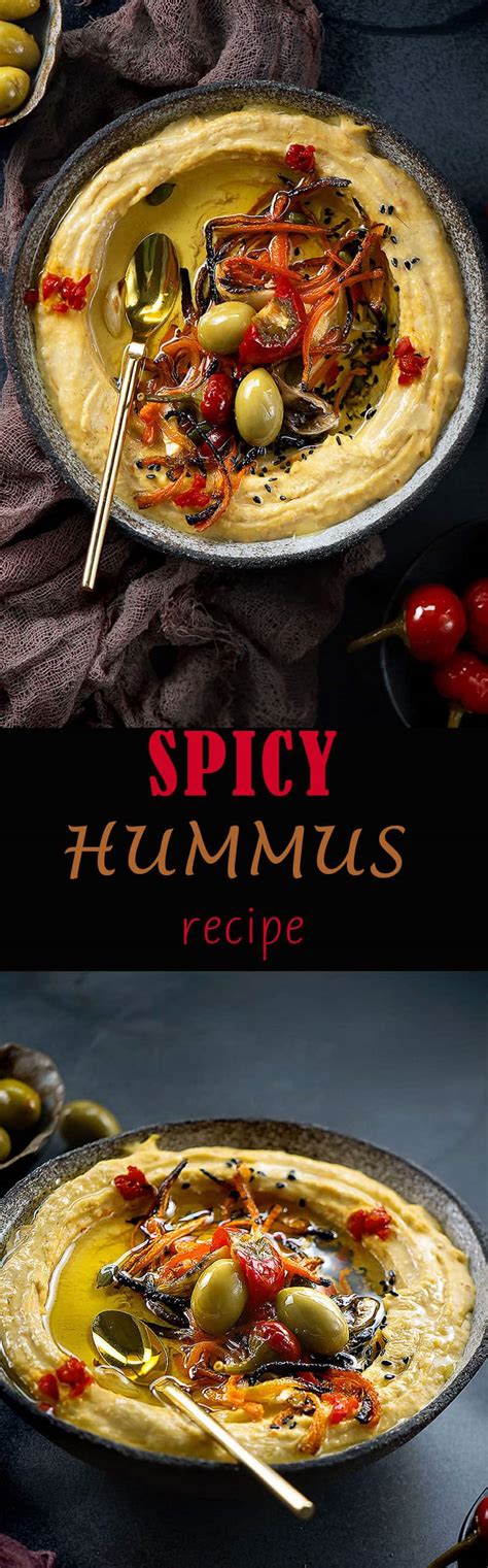 Spicy Hummus Recipe - Chefjar