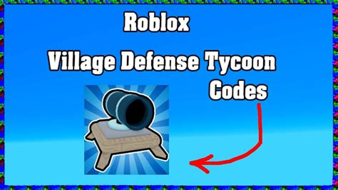 Roblox Village Defense Tycoon Codes Youtube