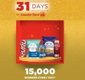 COUCHE TARD 31 Days Contest - Win Daily Advent Calendar Prizes • Contest Scoop