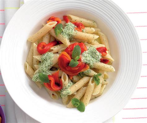 Ricetta Penne Rigate Ai Peperoni E Menta La Cucina Italiana