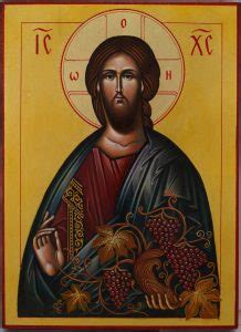 Christ The True Vine Icon Orthodox Icons BlessedMart