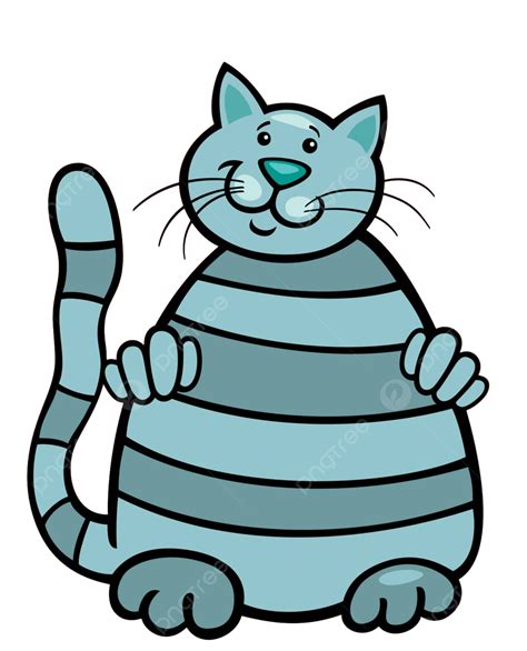 Gato Atigrado Gris Ilustración De Gato Tomcat Vector PNG Gato Gato