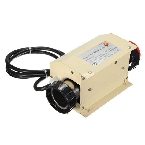 Coasts 3kw 220v Swimming Pool Spa Hot Tub Electric Water Heater Thermostat Sale Banggood