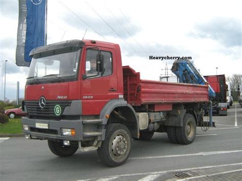 Mercedes Benz 1828 Ak Wd Absattelbar Crane With Radio 2003 Three