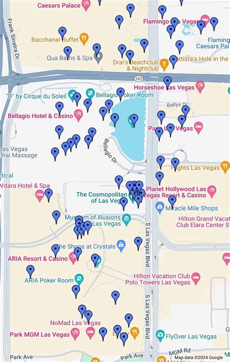 Map of Las Vegas Strip in 2024 | Las vegas map, Las vegas strip, Vegas ...