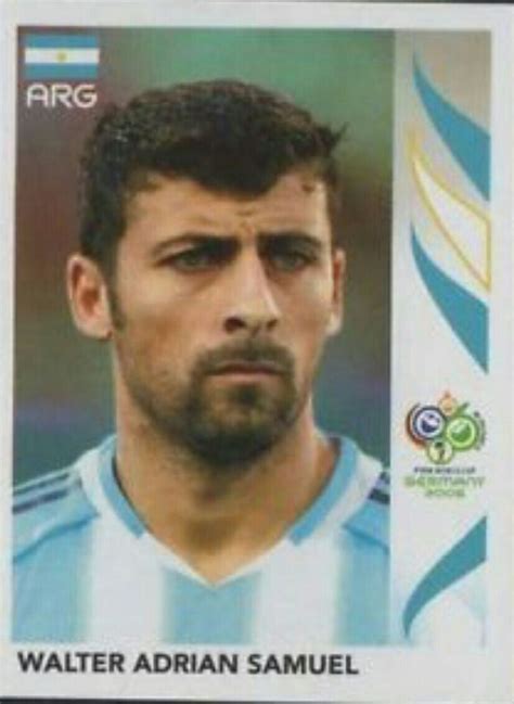 A Soccer Card With The Name Walter Adnan Samuel