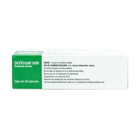 Doxium 500 500mg Cap C30 Farmacias San Isidro Farmacia A Domicilio