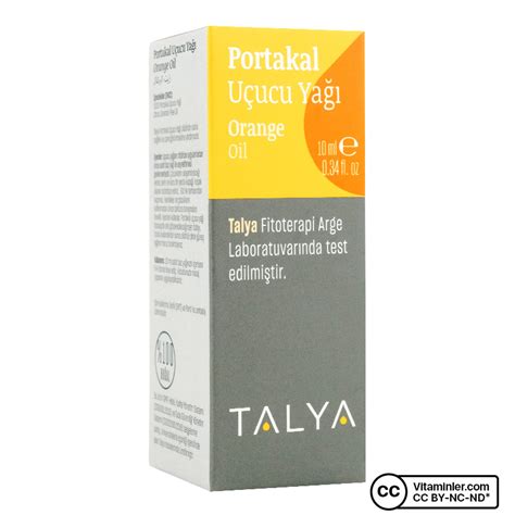 Talya Portakal Uçucu Yağı 10 mL Vitaminler