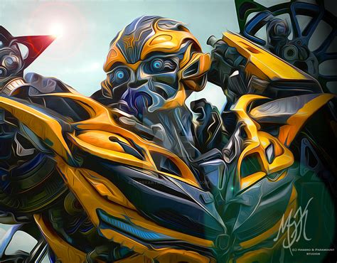 Transformers Age Of Extinction Bumblebee By Messyartwok On Deviantart